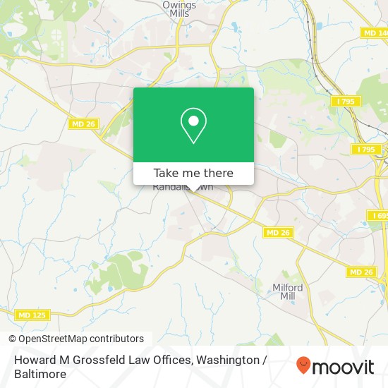 Mapa de Howard M Grossfeld Law Offices