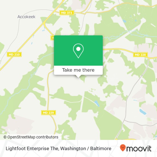 Mapa de Lightfoot Enterprise The