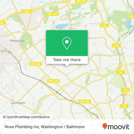 Mapa de Rose Plumbing Inc