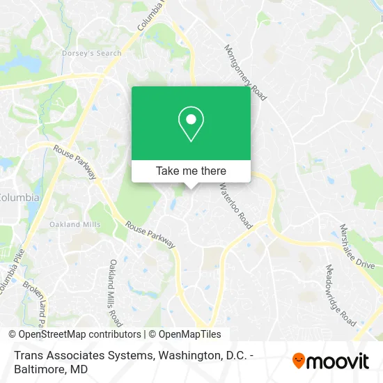 Trans Associates Systems map