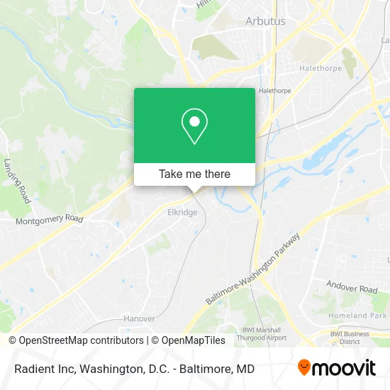 Mapa de Radient Inc