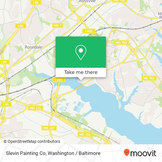 Slevin Painting Co map