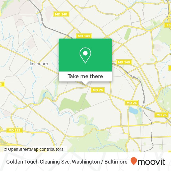 Golden Touch Cleaning Svc map