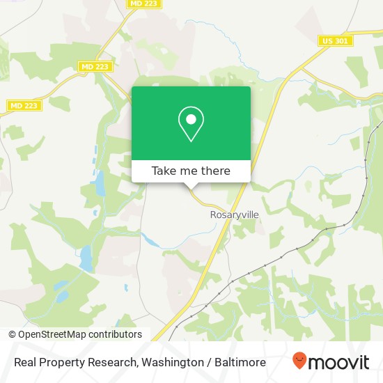 Real Property Research map