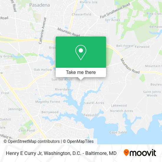 Henry E Curry Jr map