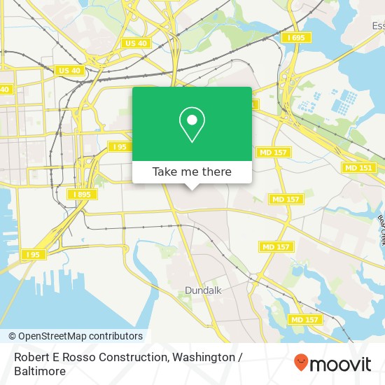 Mapa de Robert E Rosso Construction