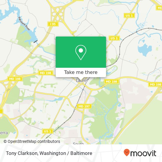 Tony Clarkson map