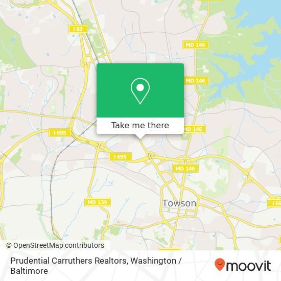 Prudential Carruthers Realtors map