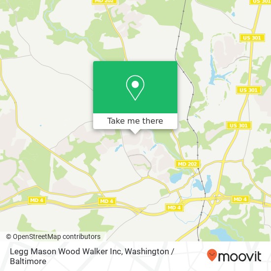 Legg Mason Wood Walker Inc map