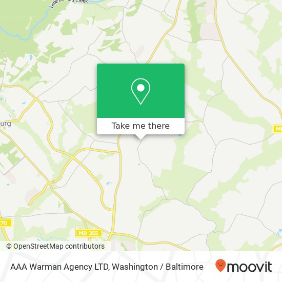 Mapa de AAA Warman Agency LTD