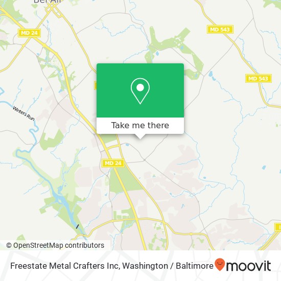 Mapa de Freestate Metal Crafters Inc