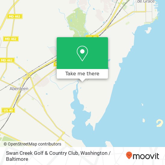 Mapa de Swan Creek Golf & Country Club