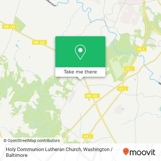 Mapa de Holy Communion Lutheran Church