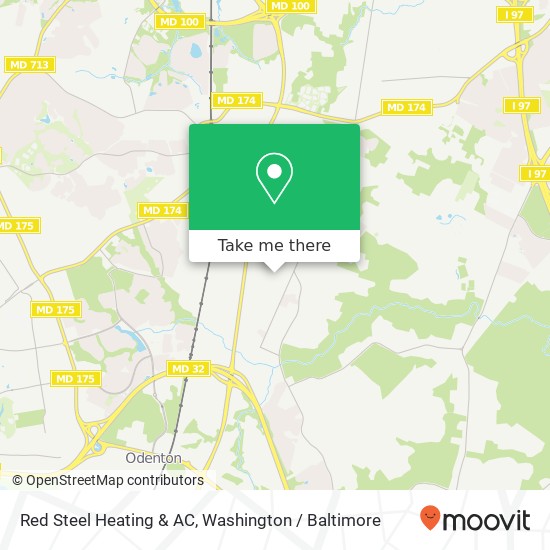 Mapa de Red Steel Heating & AC