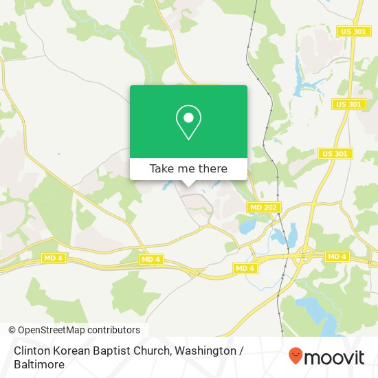 Mapa de Clinton Korean Baptist Church