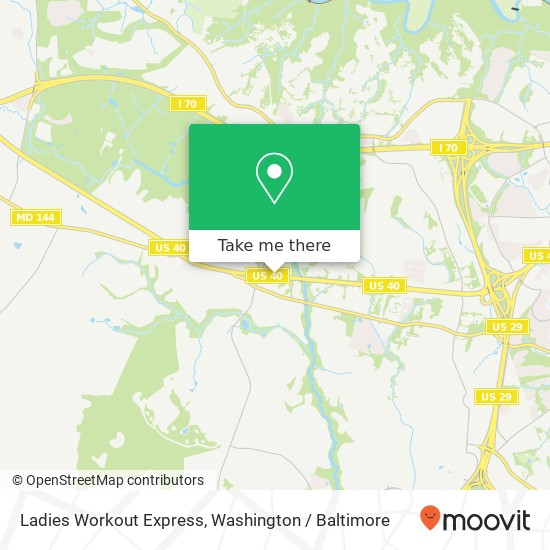 Ladies Workout Express map