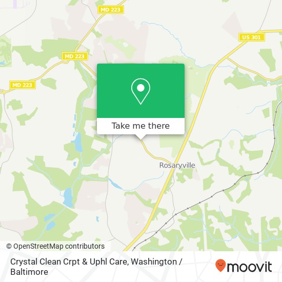 Mapa de Crystal Clean Crpt & Uphl Care