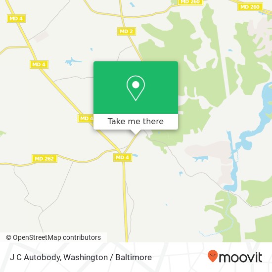 J C Autobody map