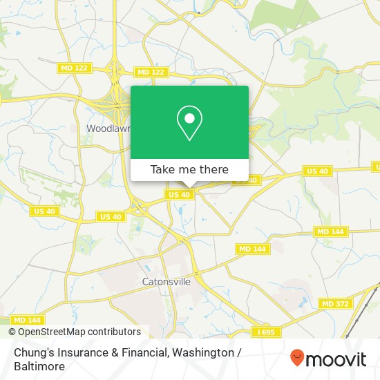 Chung's Insurance & Financial map