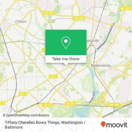 Tiffany Cherelles Bows Things map