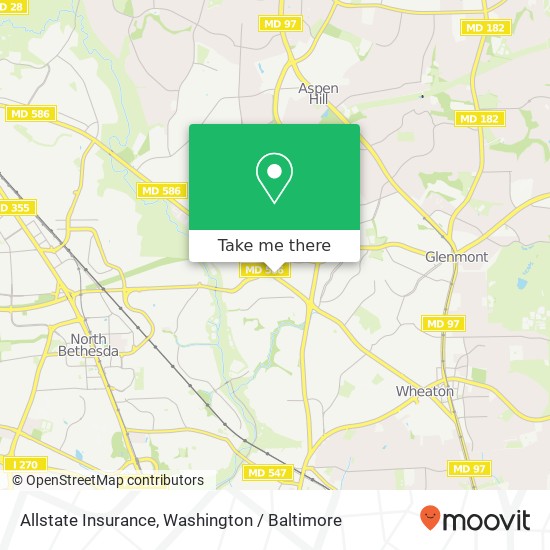 Mapa de Allstate Insurance