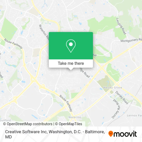 Creative Software Inc map