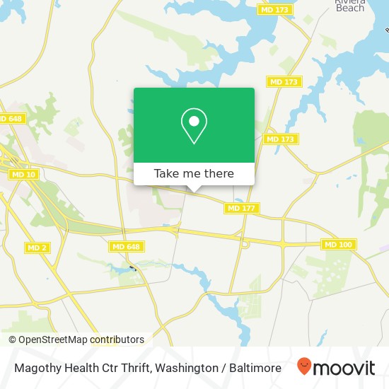 Mapa de Magothy Health Ctr Thrift