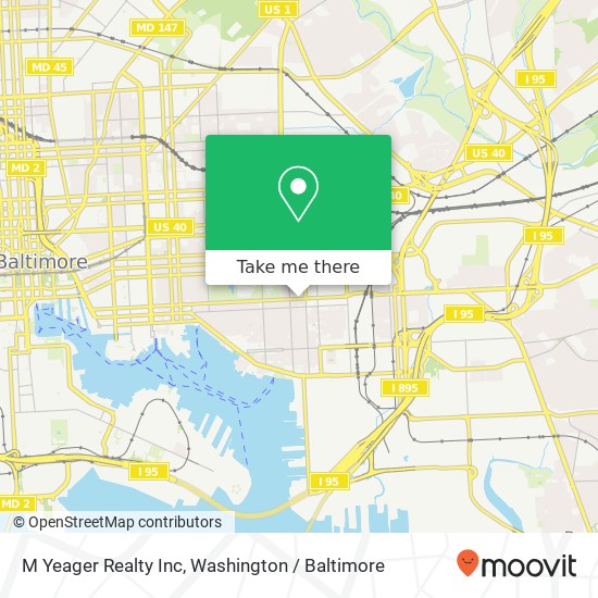 M Yeager Realty Inc map