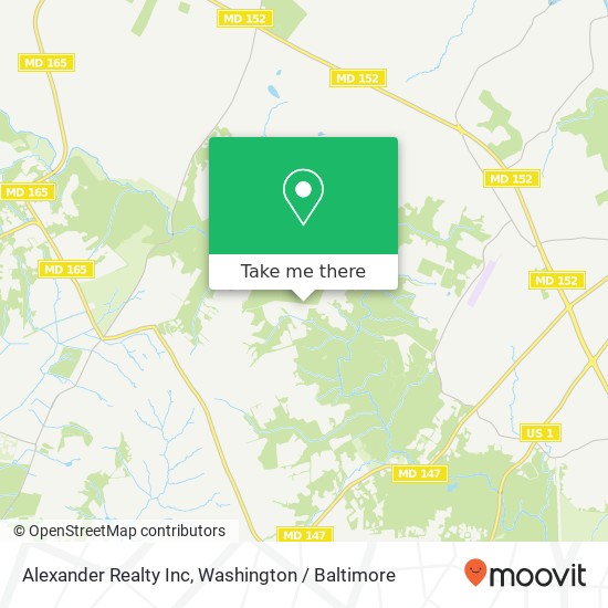Mapa de Alexander Realty Inc