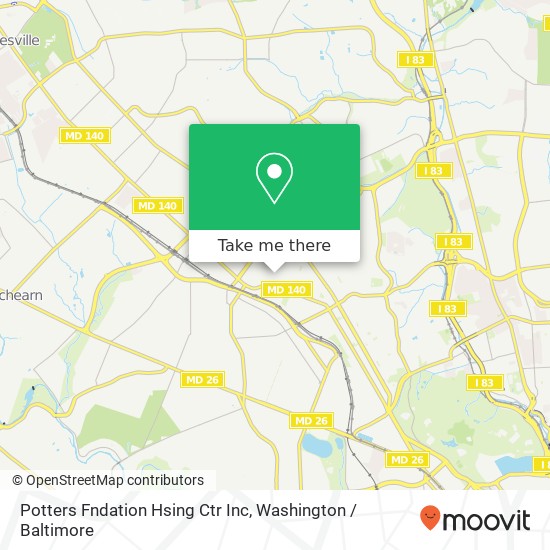 Potters Fndation Hsing Ctr Inc map