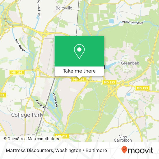 Mattress Discounters map