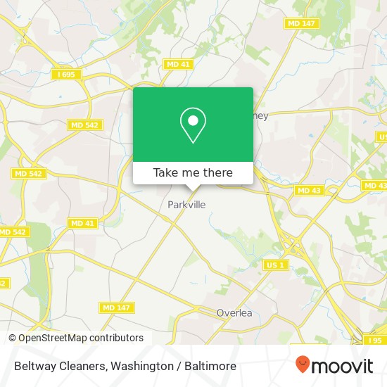 Beltway Cleaners map