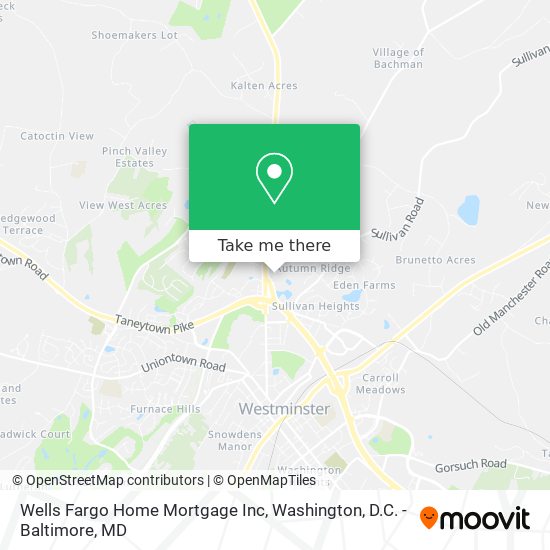 Mapa de Wells Fargo Home Mortgage Inc