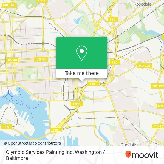 Mapa de Olympic Services Painting Ind