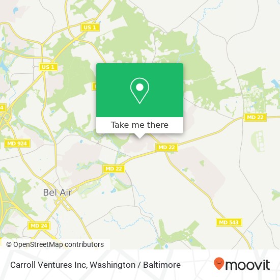 Carroll Ventures Inc map