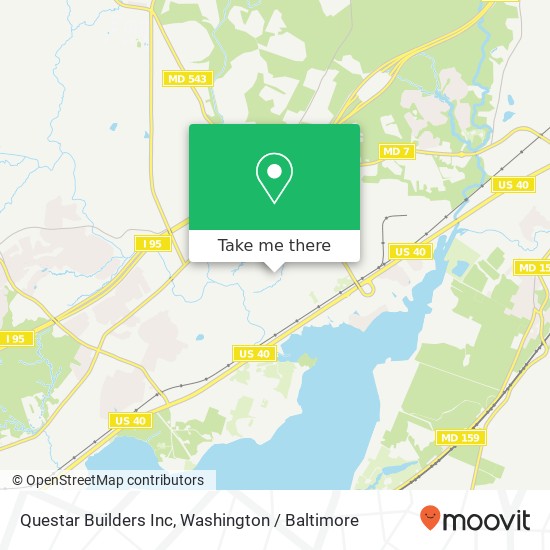 Questar Builders Inc map