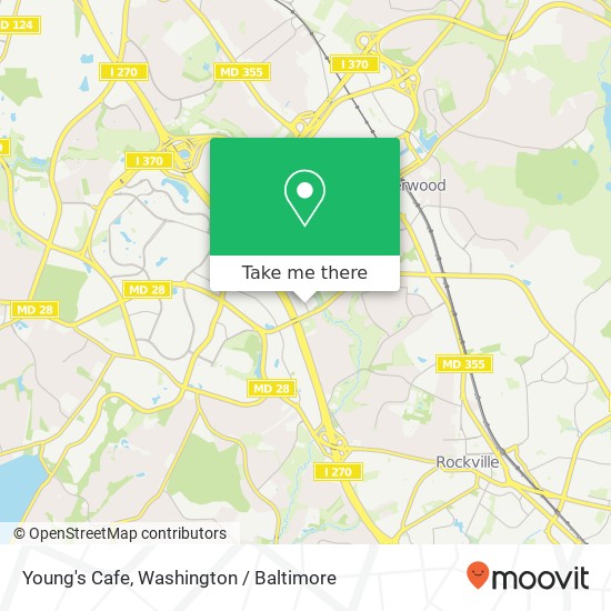 Mapa de Young's Cafe