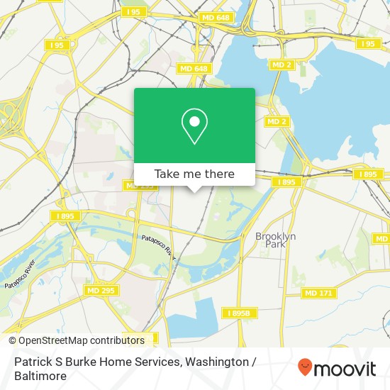 Patrick S Burke Home Services map