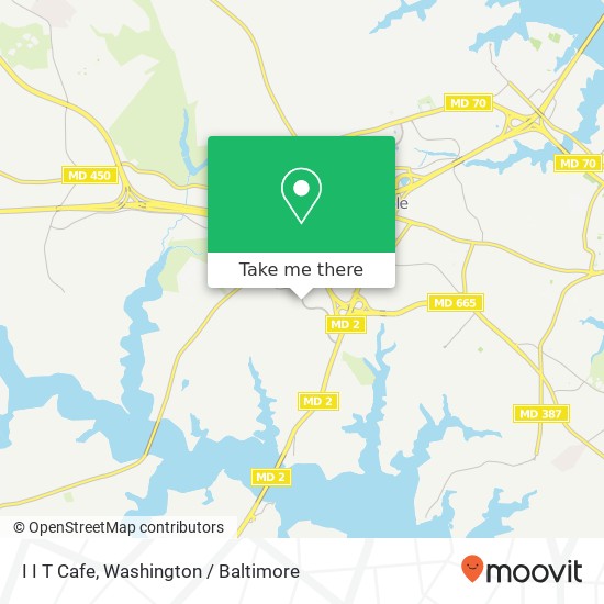 Mapa de I I T Cafe