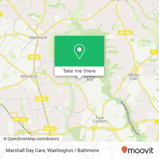 Marshall Day Care map