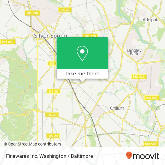 Finewares Inc map
