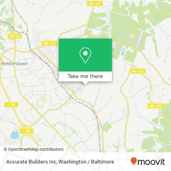 Accurate Builders Inc map