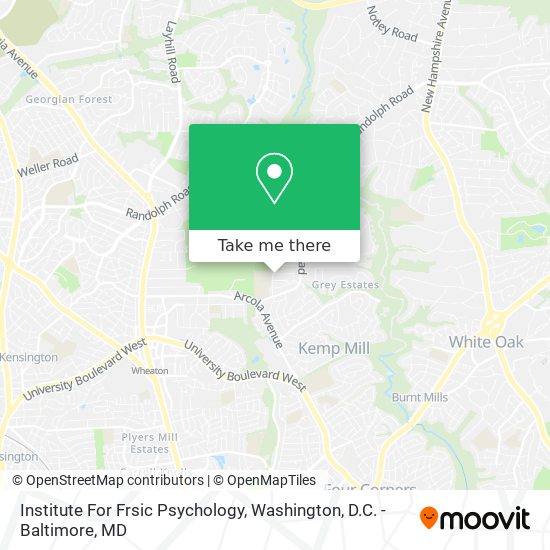 Institute For Frsic Psychology map