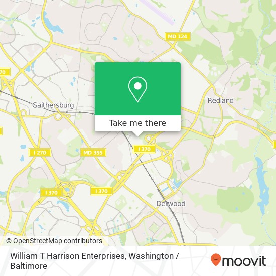 William T Harrison Enterprises map