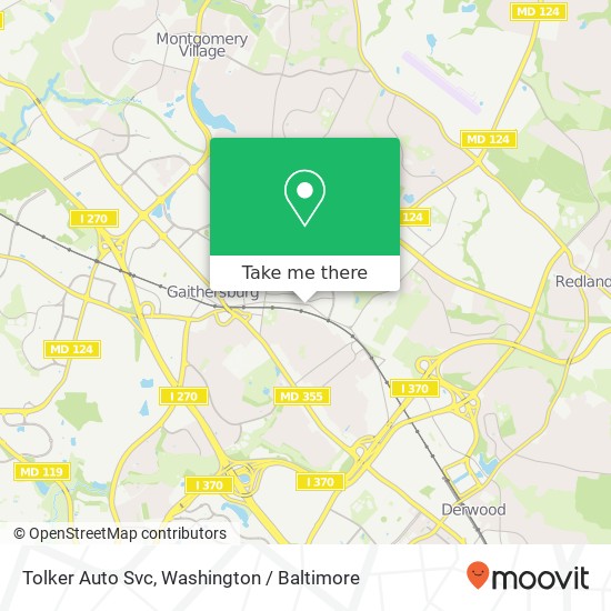 Tolker Auto Svc map