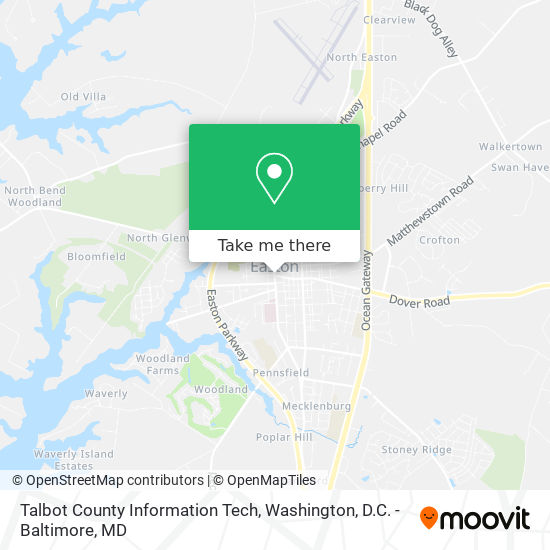 Mapa de Talbot County Information Tech