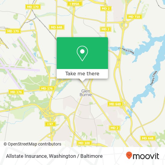 Allstate Insurance map