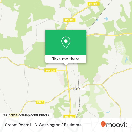 Mapa de Groom Room LLC