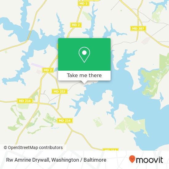 Mapa de Rw Amrine Drywall