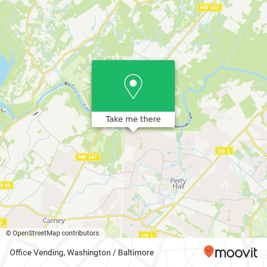 Mapa de Office Vending